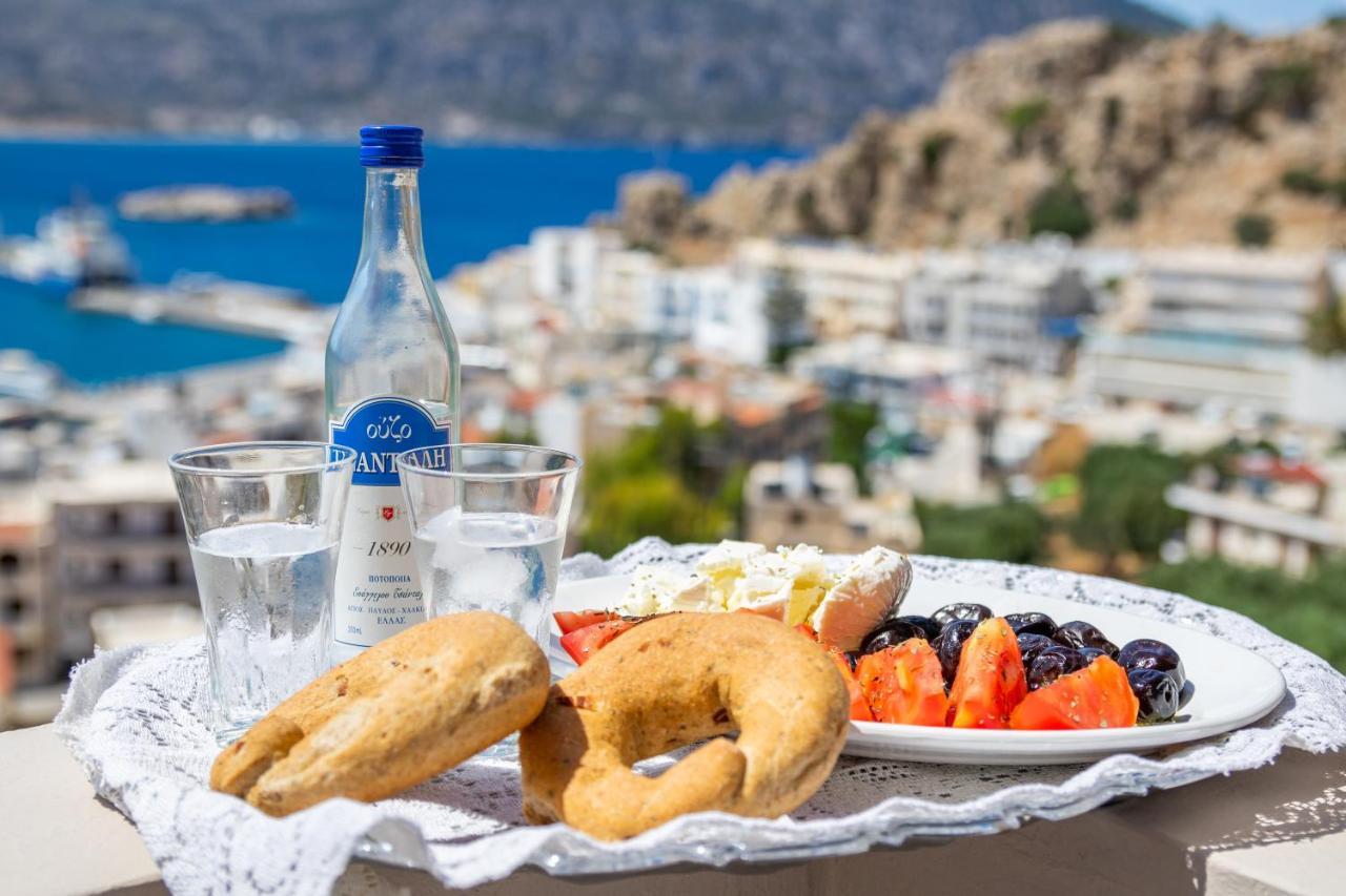 Ferienwohnung Harbor View Karpathos Exterior foto