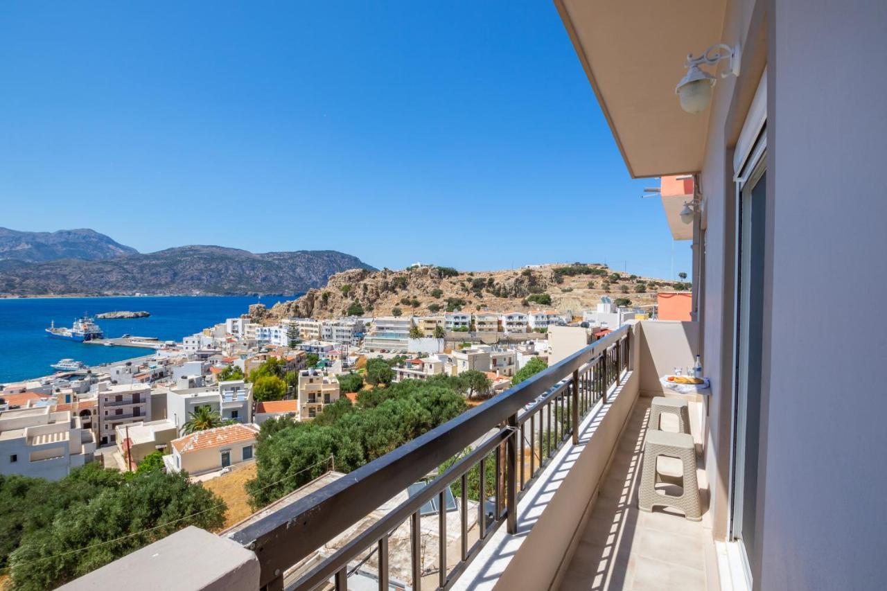 Ferienwohnung Harbor View Karpathos Exterior foto