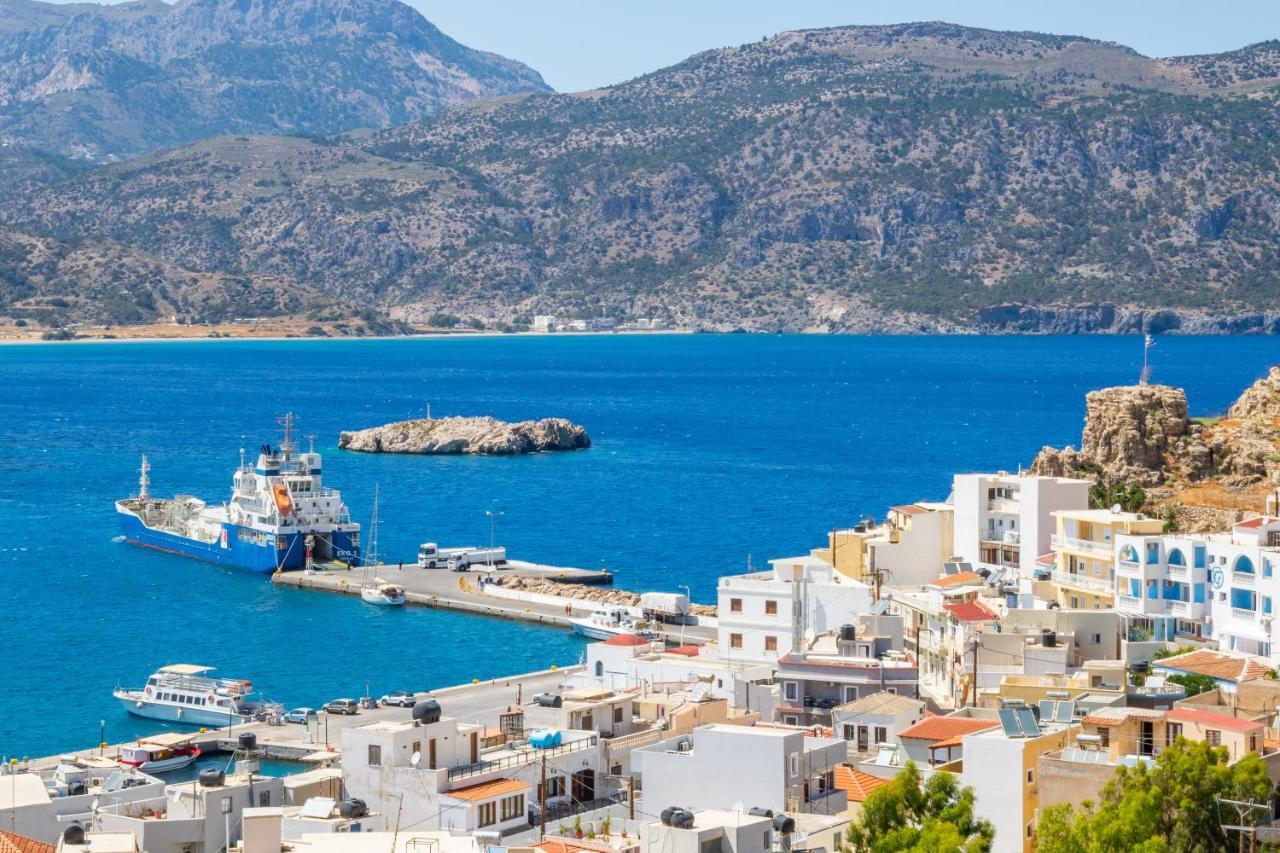 Ferienwohnung Harbor View Karpathos Exterior foto
